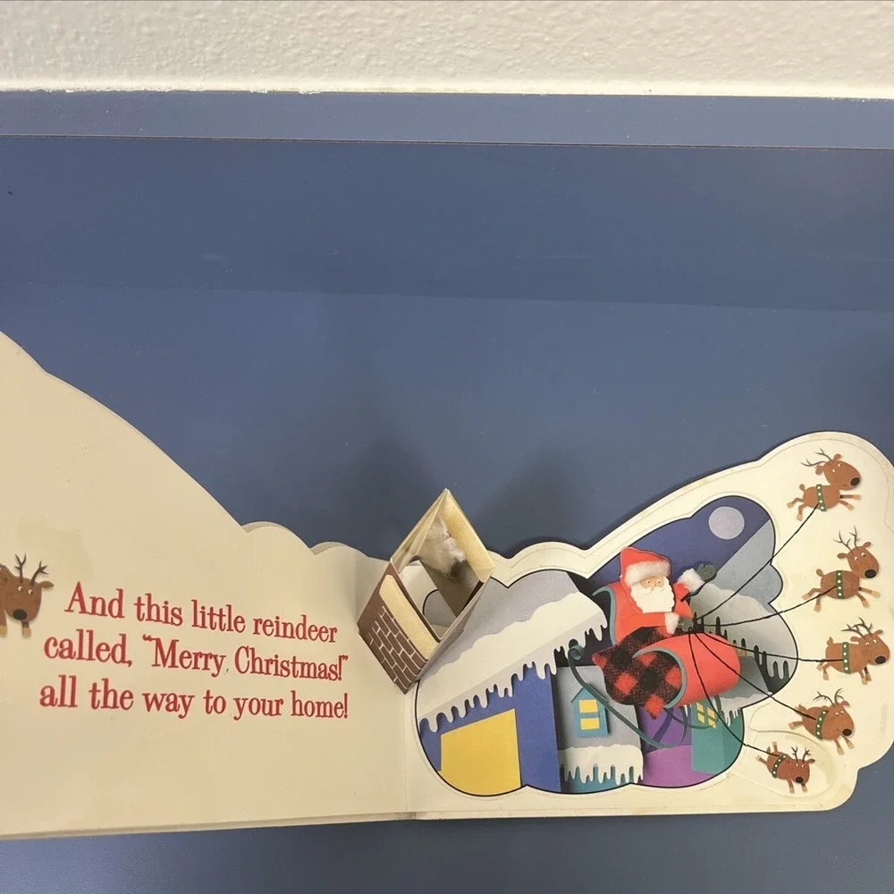 THIS LITTLE REINDEER (PLAYTIME RHYMES) By Public Domain & Paige Billin-frye *VG*